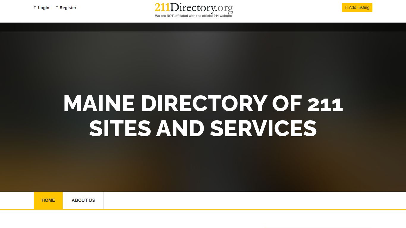 Maine 211 Directory Community Resources